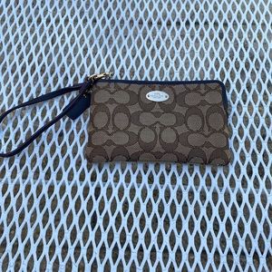 Coach wristlet purse